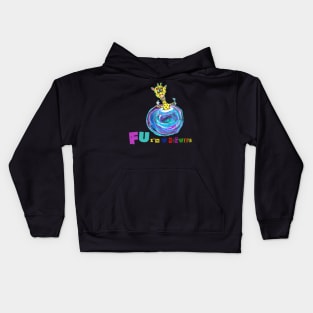 FU i'm a giraffe Kids Hoodie